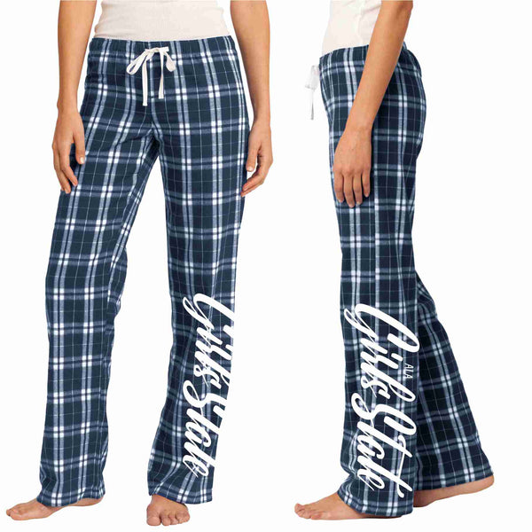 ALA California Girls State Flannel Plaid PJ Pant